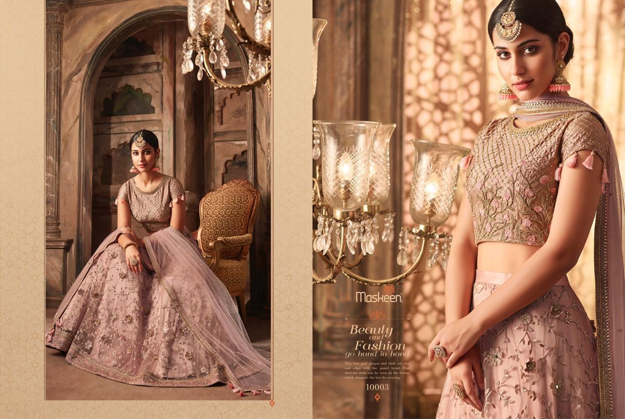 Maisha Maskeen 10003 Designer Net Suit