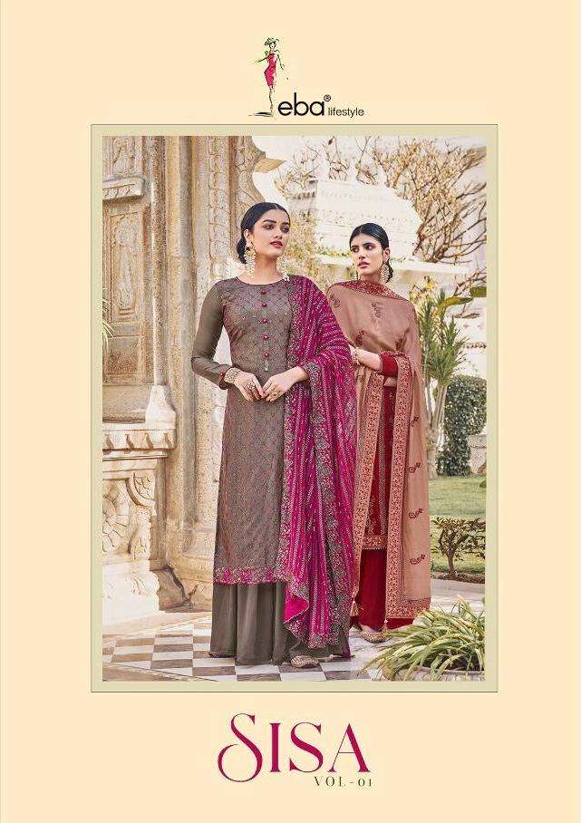 Eba Lifestyle Sisa Series 1292-1295 Chinon Embroidery Suit