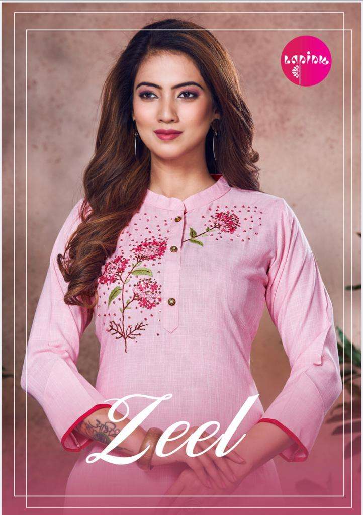 Lapink Zeel Vol 1 Cotton Rayon Kurti With Pant Supplier
