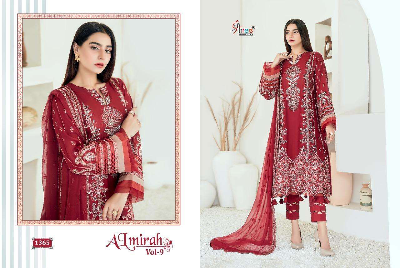 Shree Fabs Almirah Vol-9 Designer Pure Lawn Suit