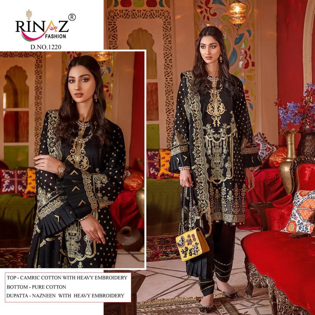 Rinaz Fashion Designer Cambric Cotton Suit