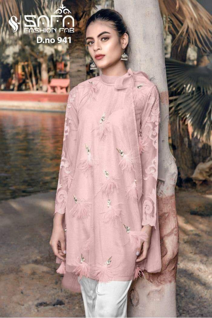 Safa Fashion Sf-941 Designer Pure Georgette Tunic