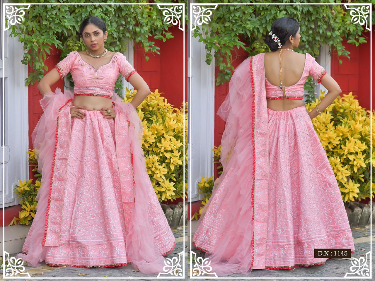 Peafowl Vol-77 Designer Adda Silk And Chennai Silk Lehenga