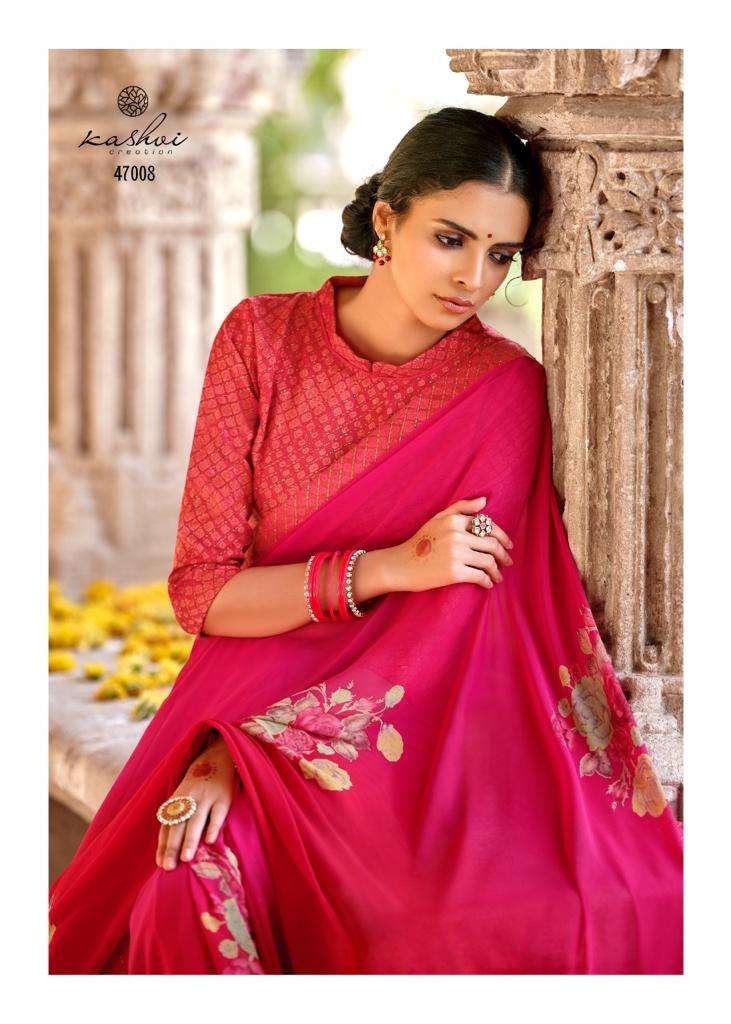 Aashiyana By Kashvi Weightless Printed Fancy Saree