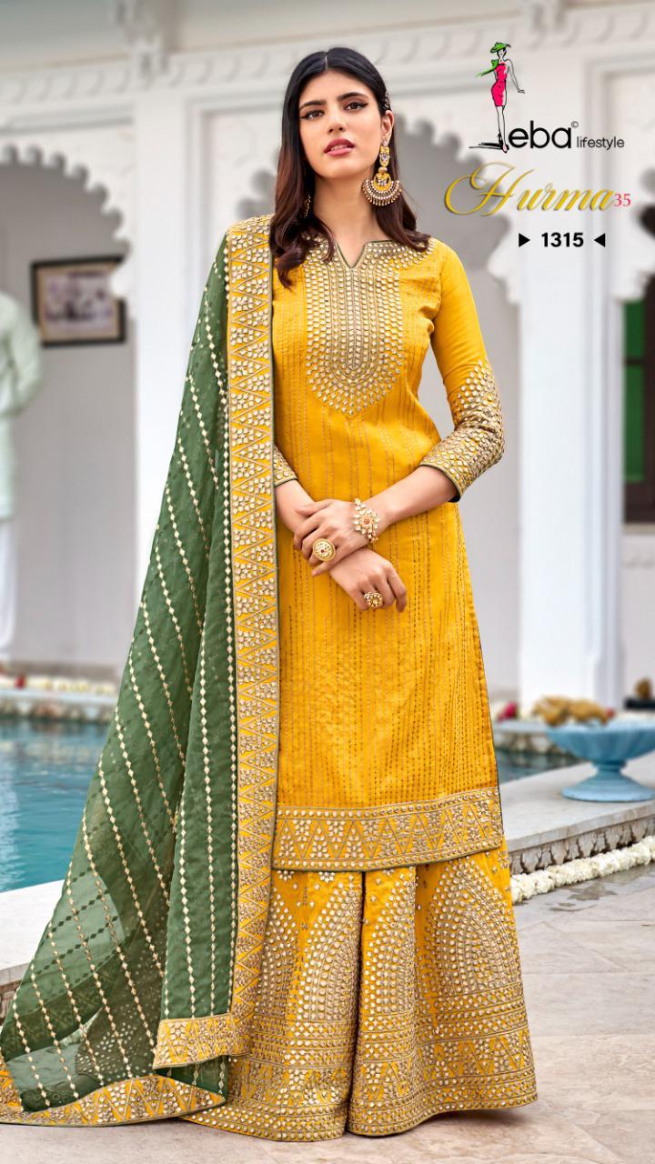 Eba Lifestyle Hurma Vol-35 Designer Faux Georgette Suit