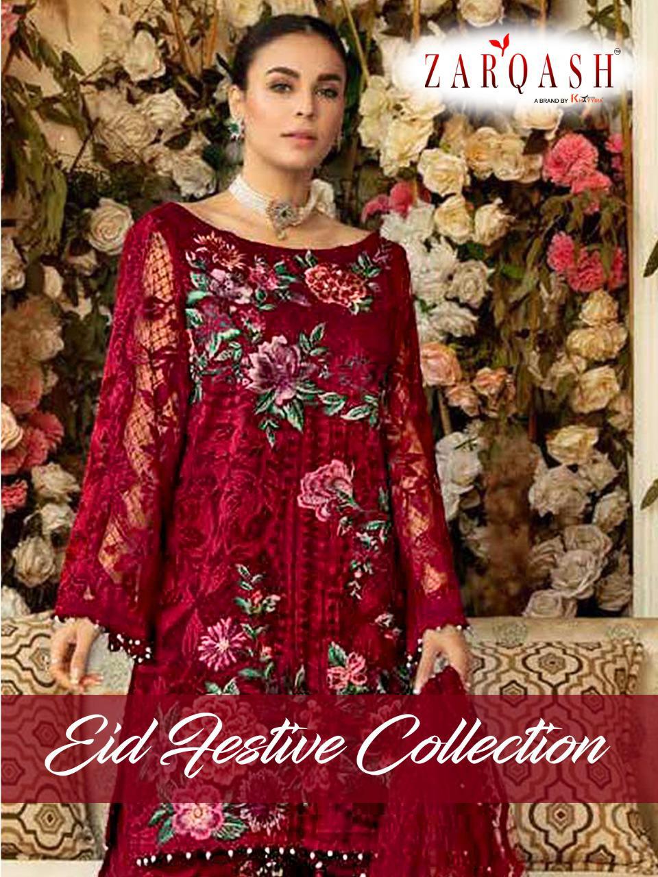 Zarqash Eid Festive Collection Designer Butterfly Net Suit