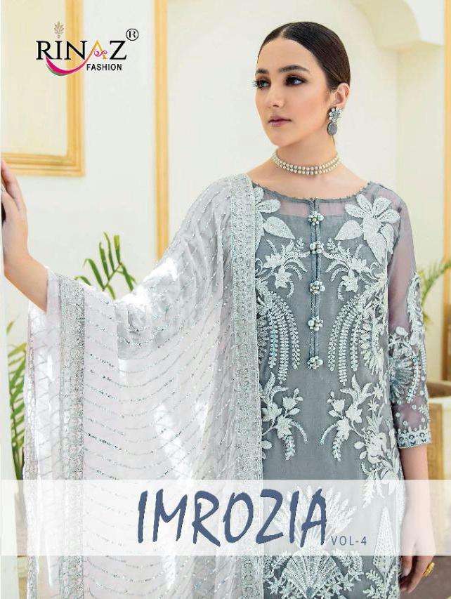 Rinaz Imrozia Vol 4 Georgette Pakistani Fancy Suits