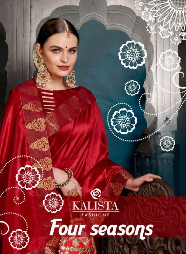 Kalista Four Seasons Daily Wear Fancy Saree Wholesaler