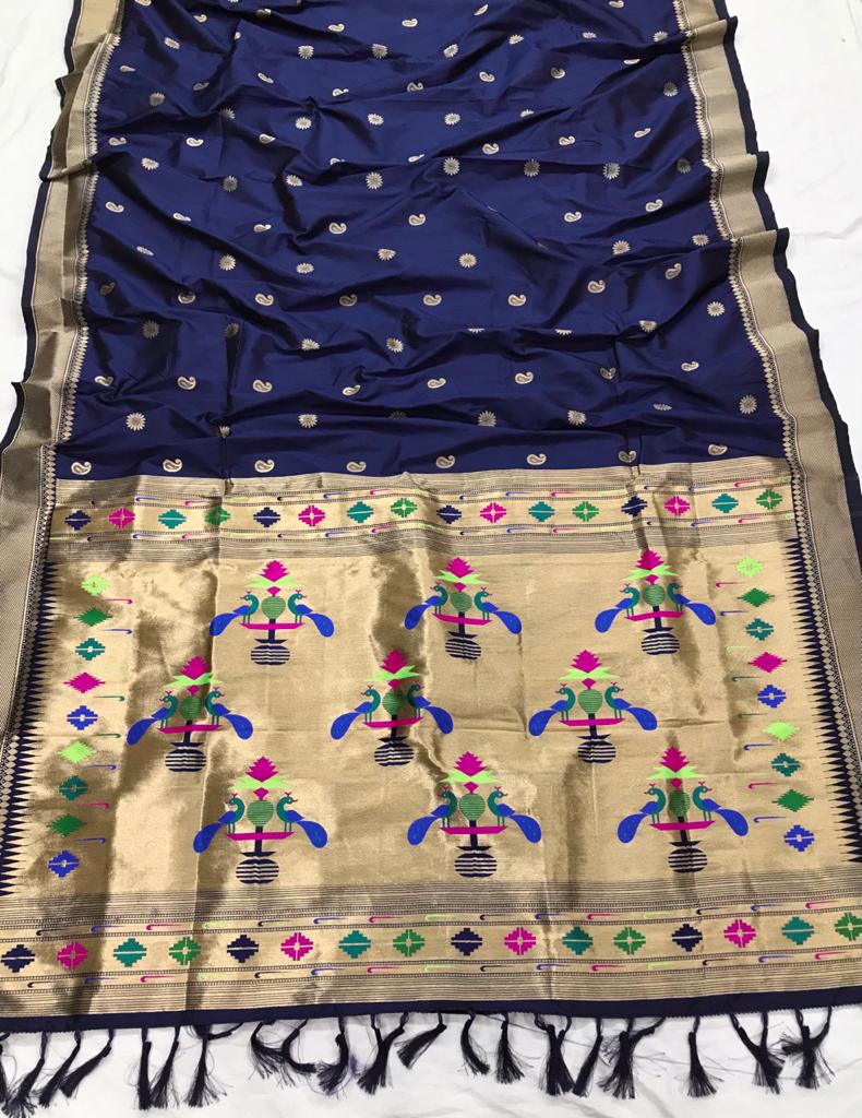 Bt-03 Designer Pure Silk Saree