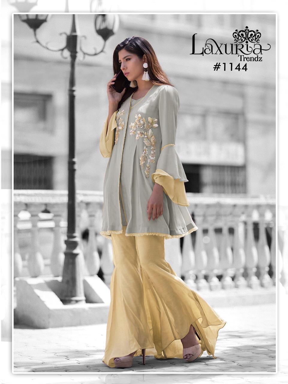 Laxuria Trendz 1144 Designer Faux Georgette Tunic