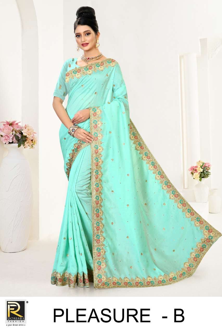 Pleasure By Ranjna Saree Traditional Wear Designer Saree Collection