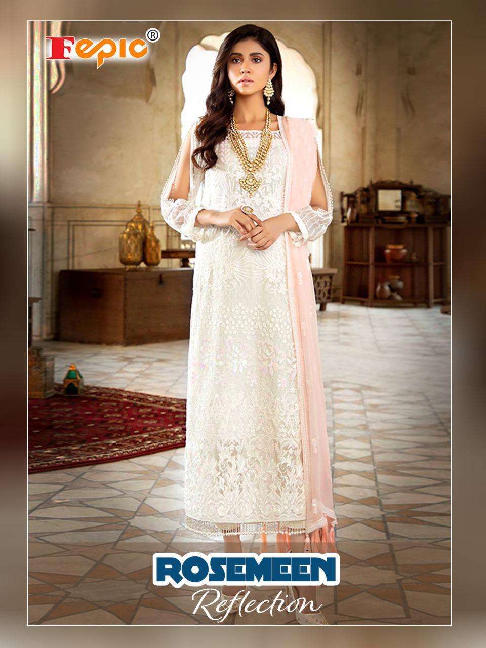 Fepic Reflection 84001 Georgette Embroidery Pakistani Designer Suits