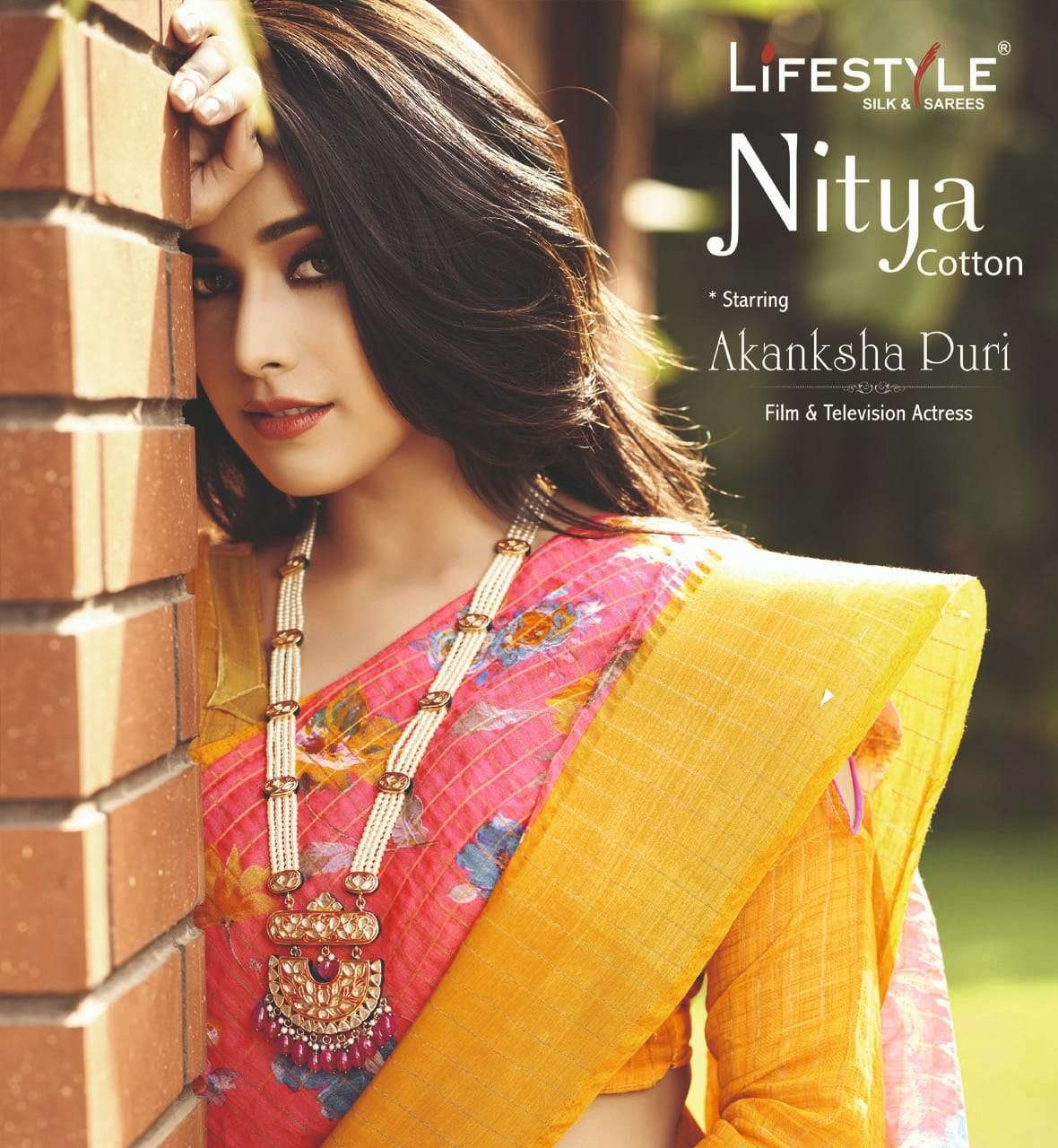 Nitya Cotton By Lifestyle Jari Checks Cotton Printed Saree