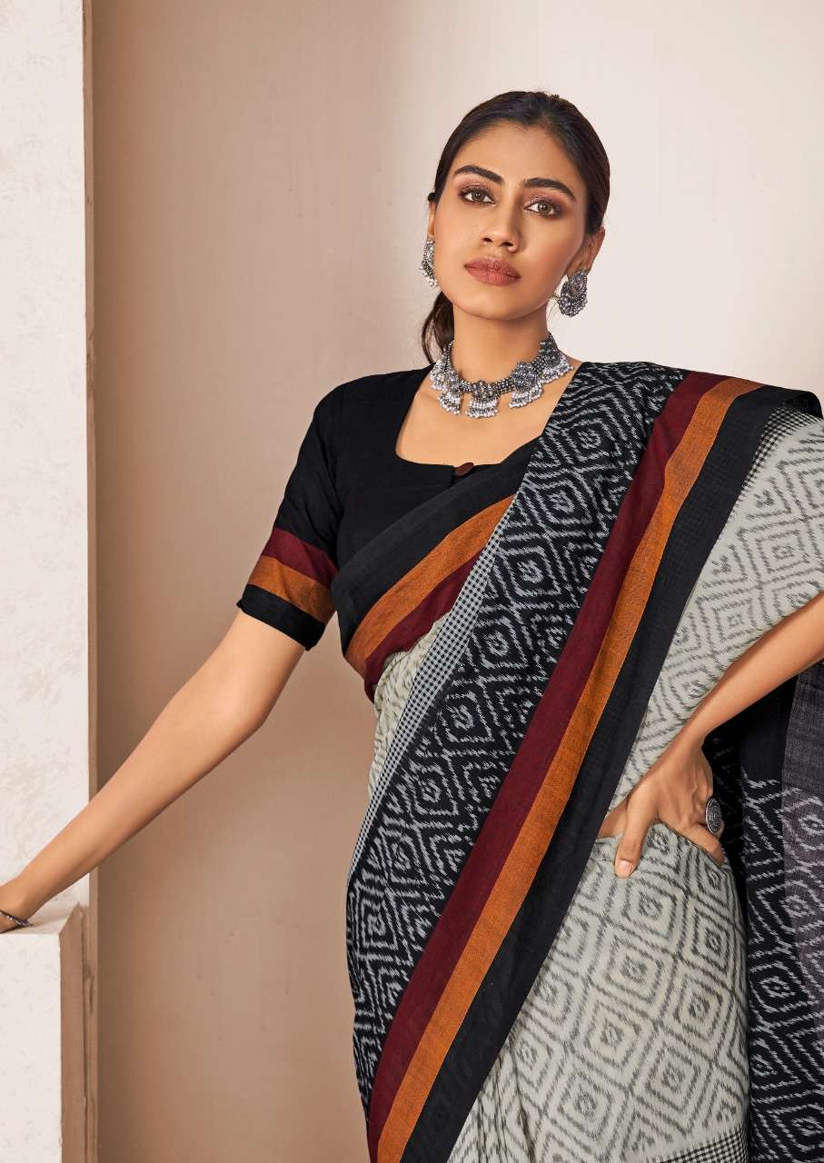 Sr Brand Barkha Vol-4 Series 01-10 Mul Mul Cotton Printed Saree