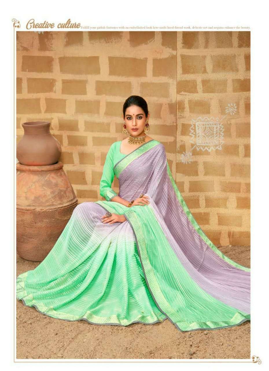 Saroj Paheli Series 196001-196006 Silk Shaded Saree