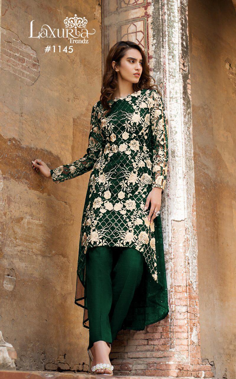 Laxuria Trendz 1145 Designer Pure Georgette Tunics