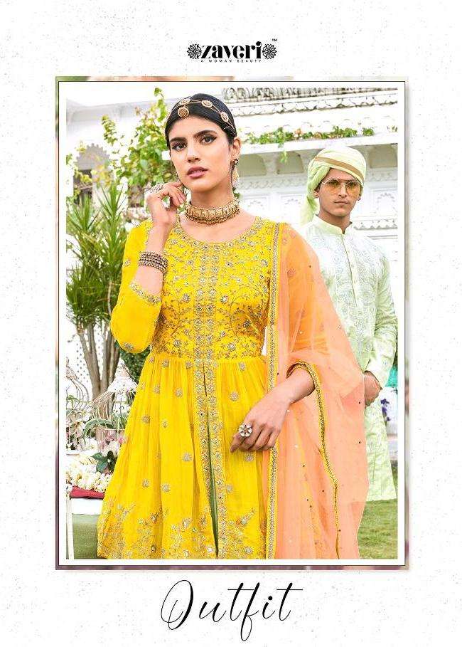 Zaveri Launch Outfit Vol 1 Exclusive Readymade Plazzo Skirt Suits Wholesaler