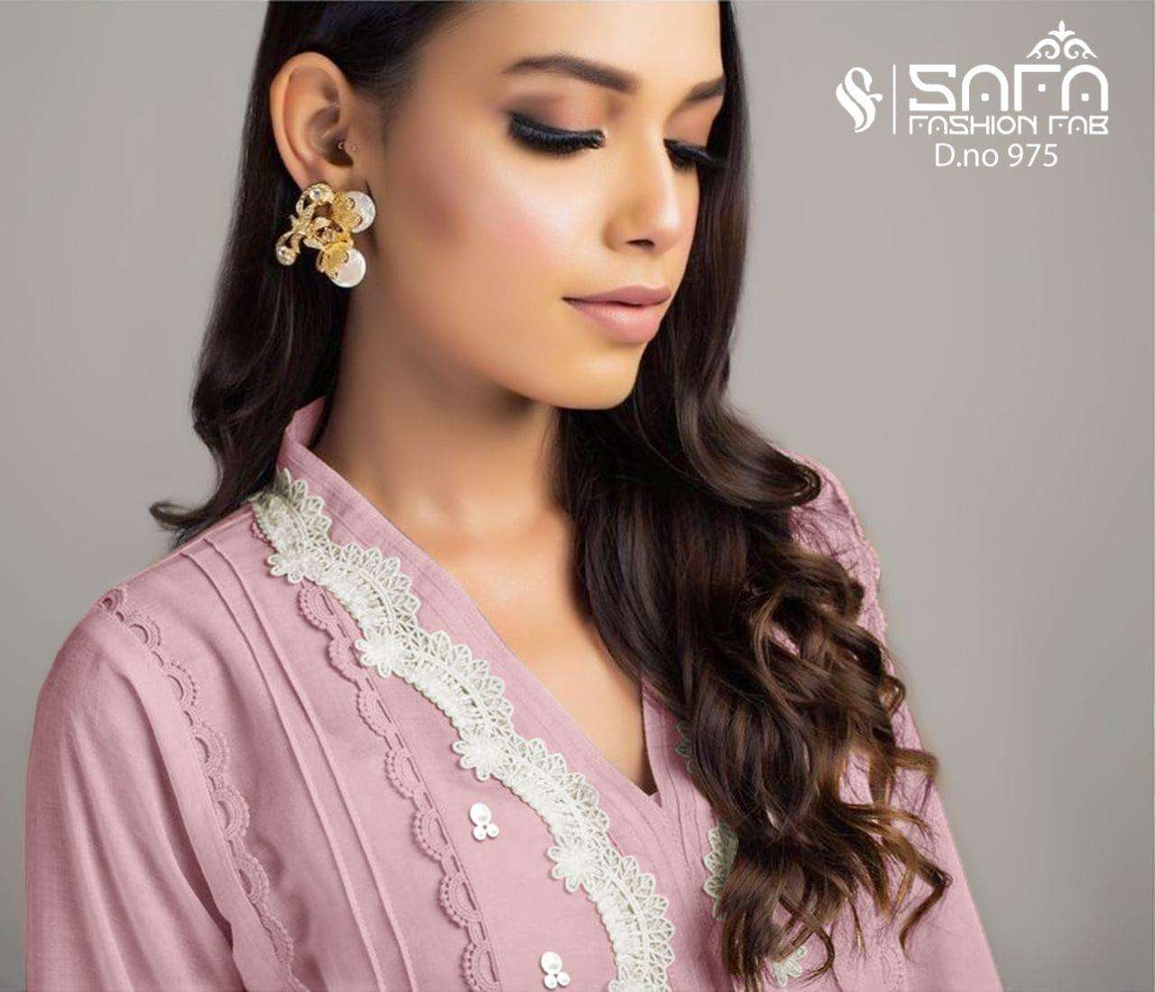 Safa Fashion Sf 975 Georgette Readymade Pakistani Suits