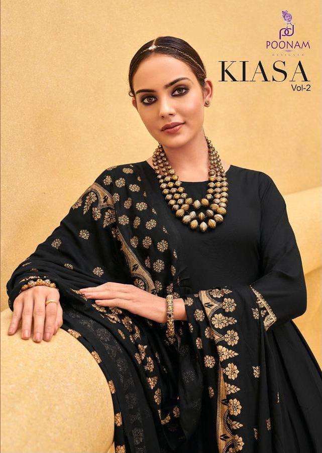 Kiasa Vol 2 By Poonam Rayon Gown With Dupatta Collection