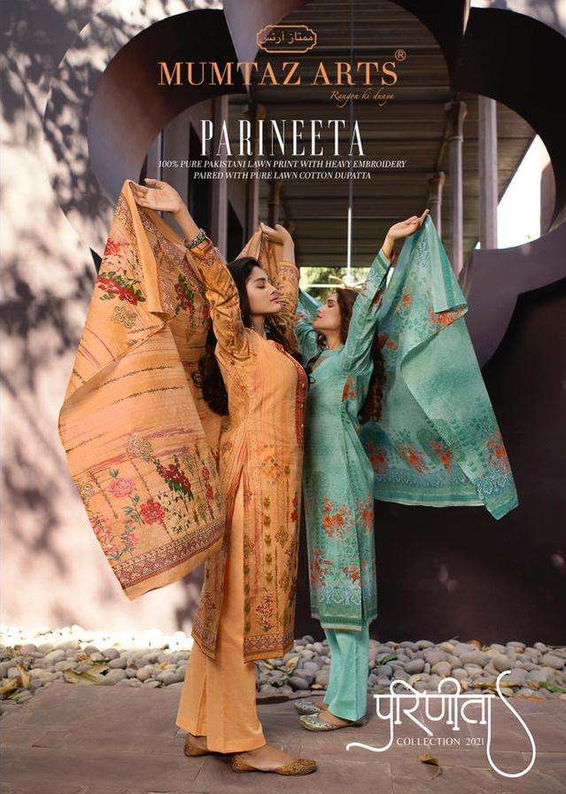 Mumtaz Arts Parineeta Series 9001-9010 Lawn Cotton Suits