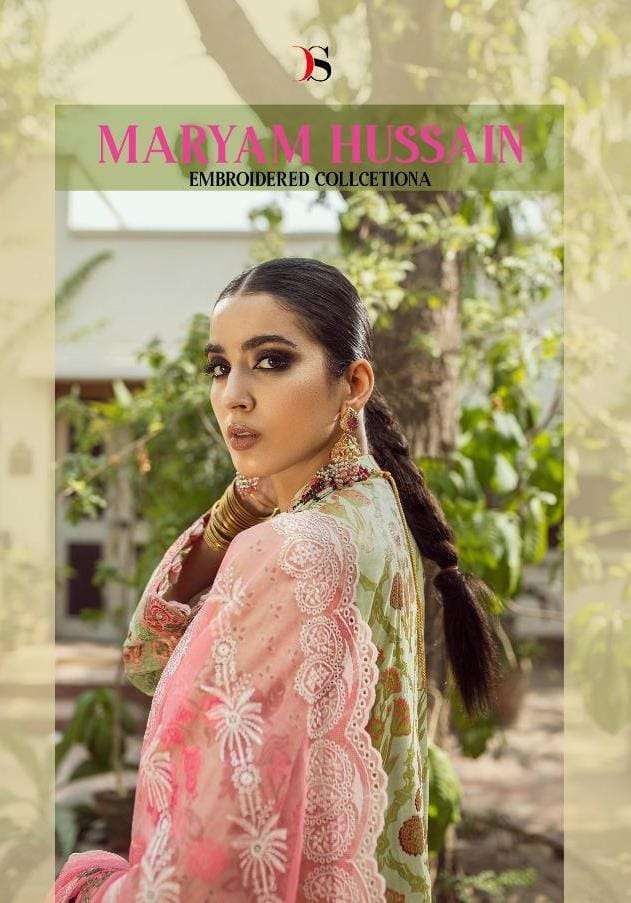 Deepsy Maryam Hussain Cotton Embroidery Pakistani Dresses Supplier