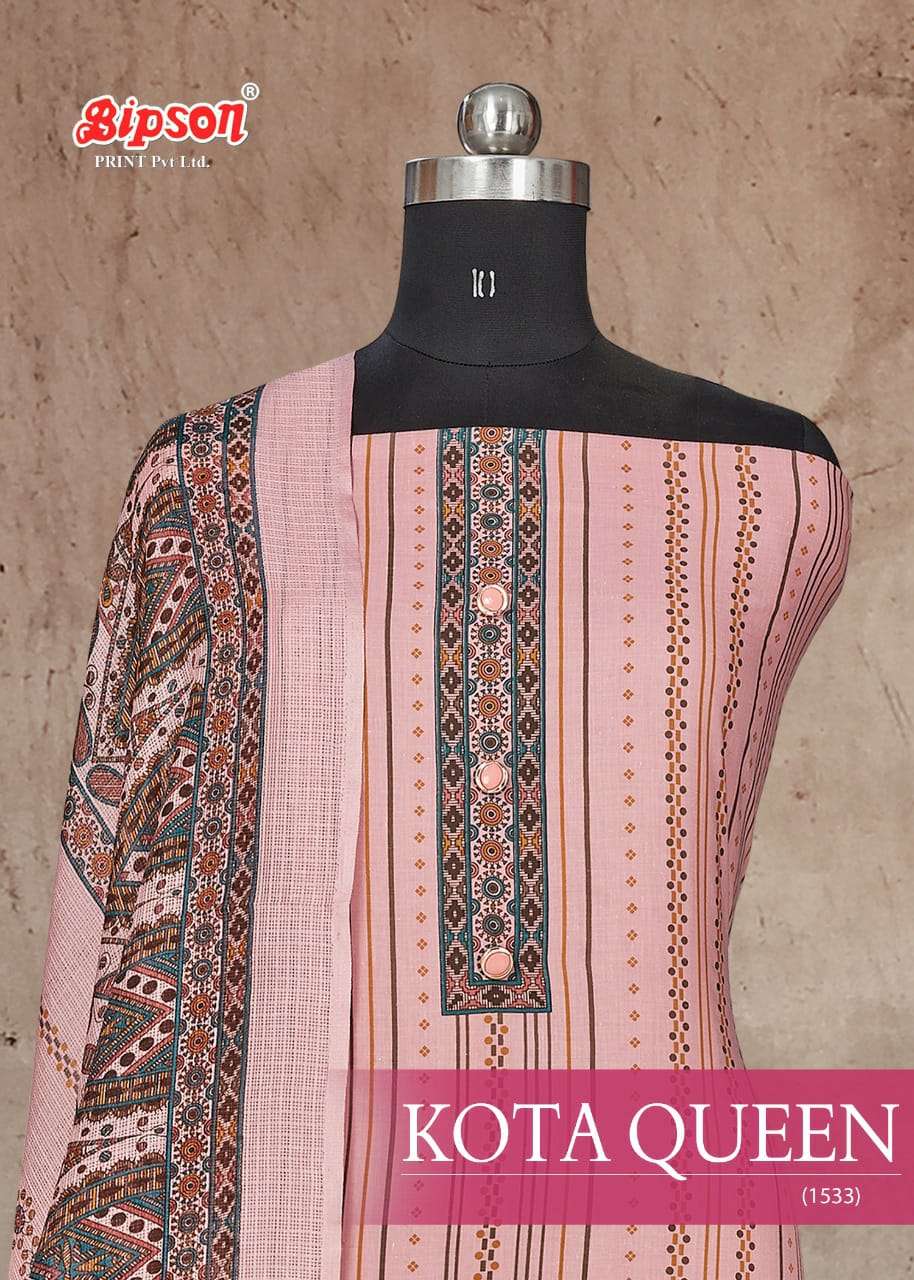 Kota Queen 1533 By Bipson Cotton Casual Wear Suits Wholesaler