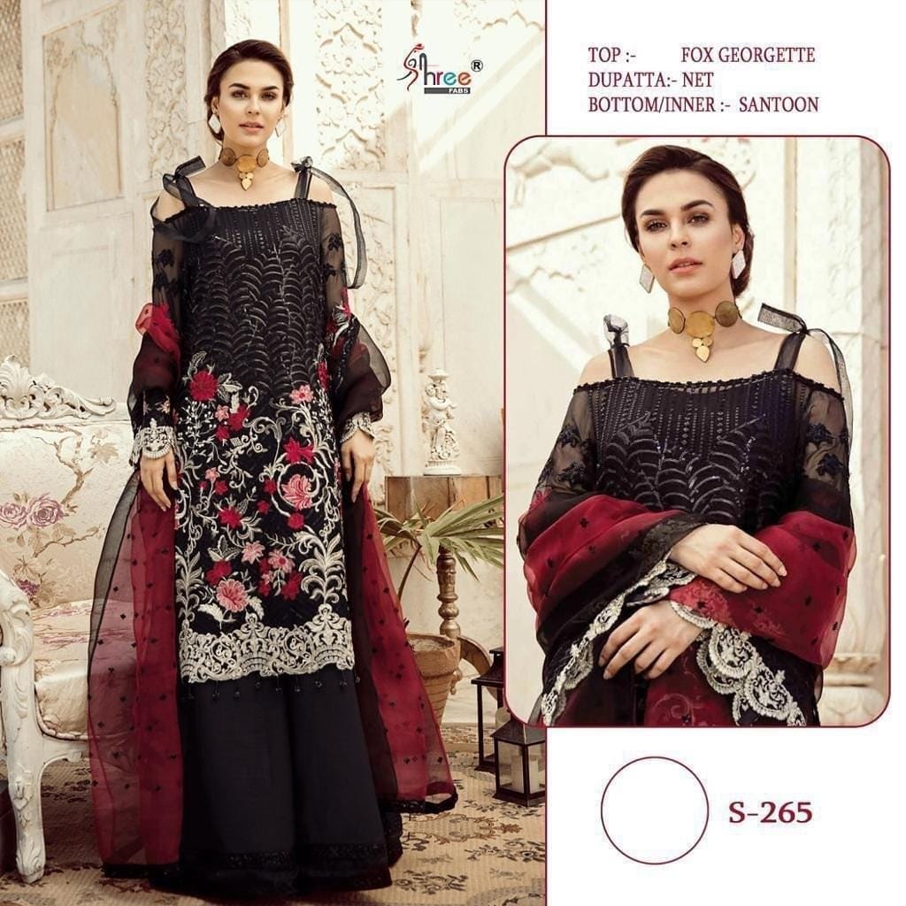 Shree Fabs S-265 Designer Georgette Suit