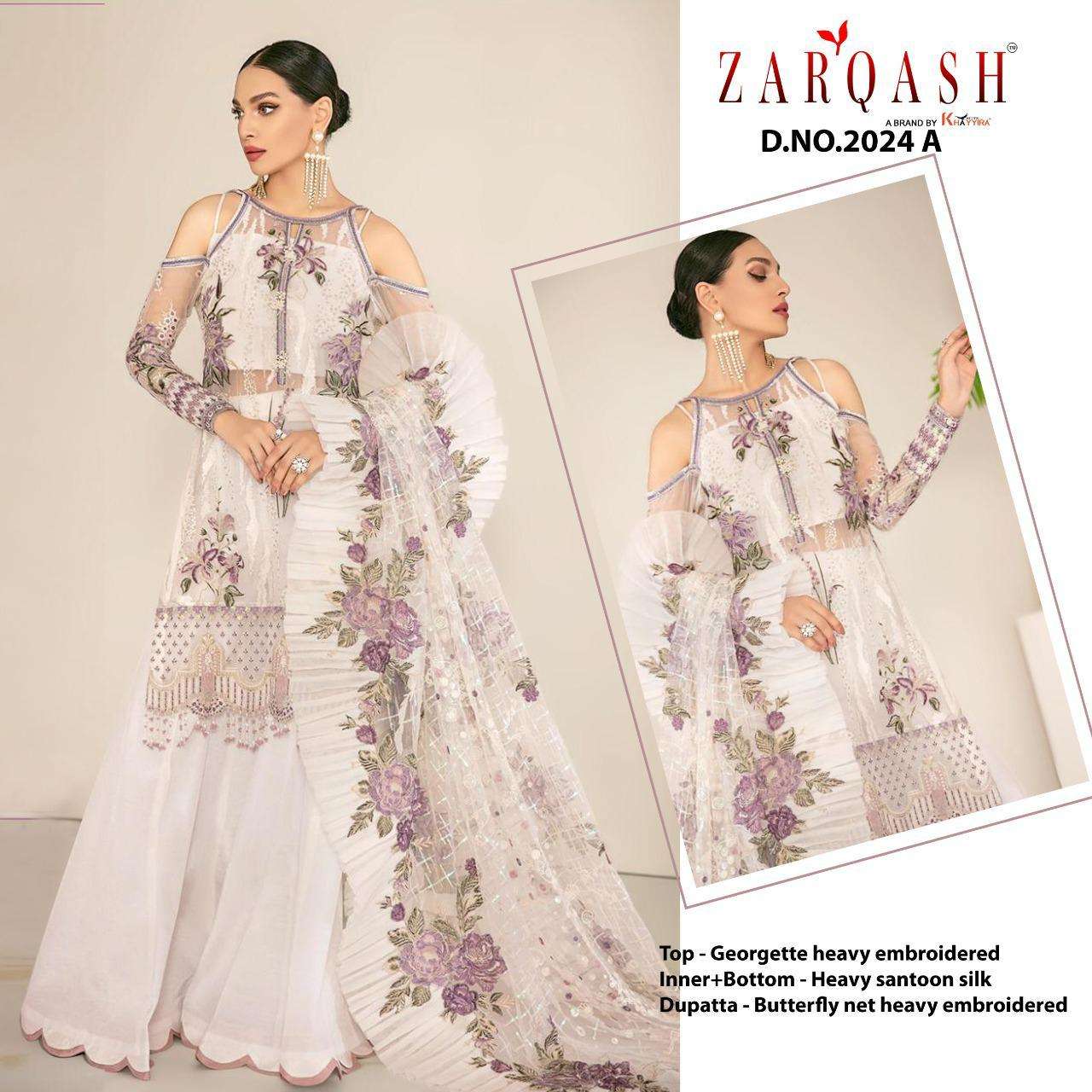 Jihan By Zarqash Georgette Exclusive Fancy Suits