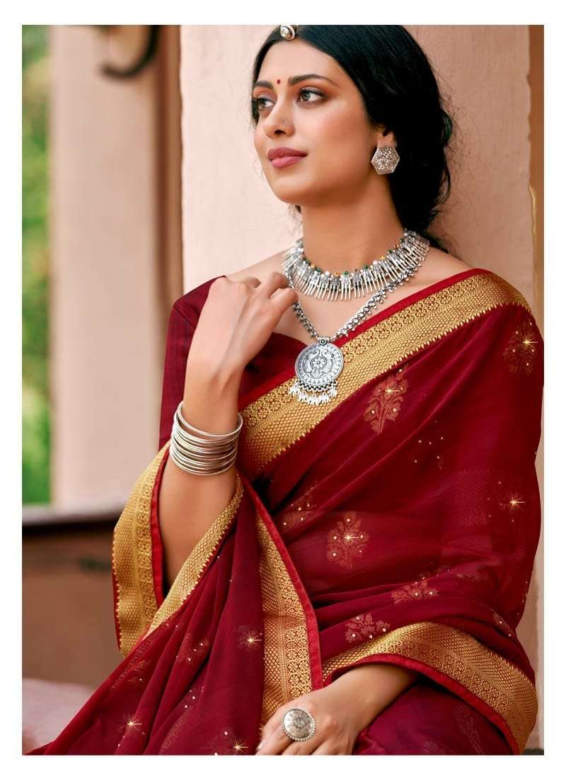 Shimoga By Antra Softy Dyed Printed Elegant Look Fancy Saree