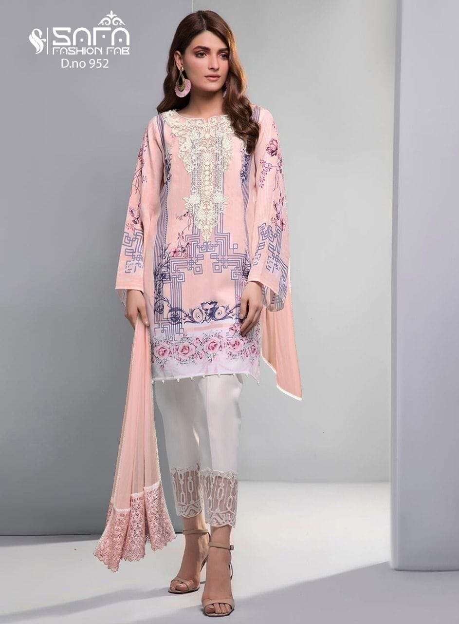 Safa Fashion Sf 952 Kurti With Bottom Pant And Dupatta Set