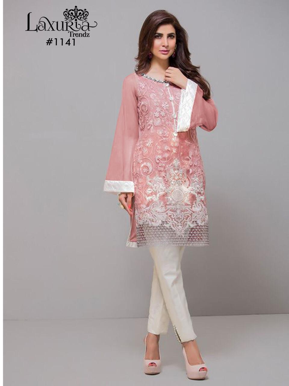 Laxuria Trendz 1141 Designer Faux Georgette Kurti