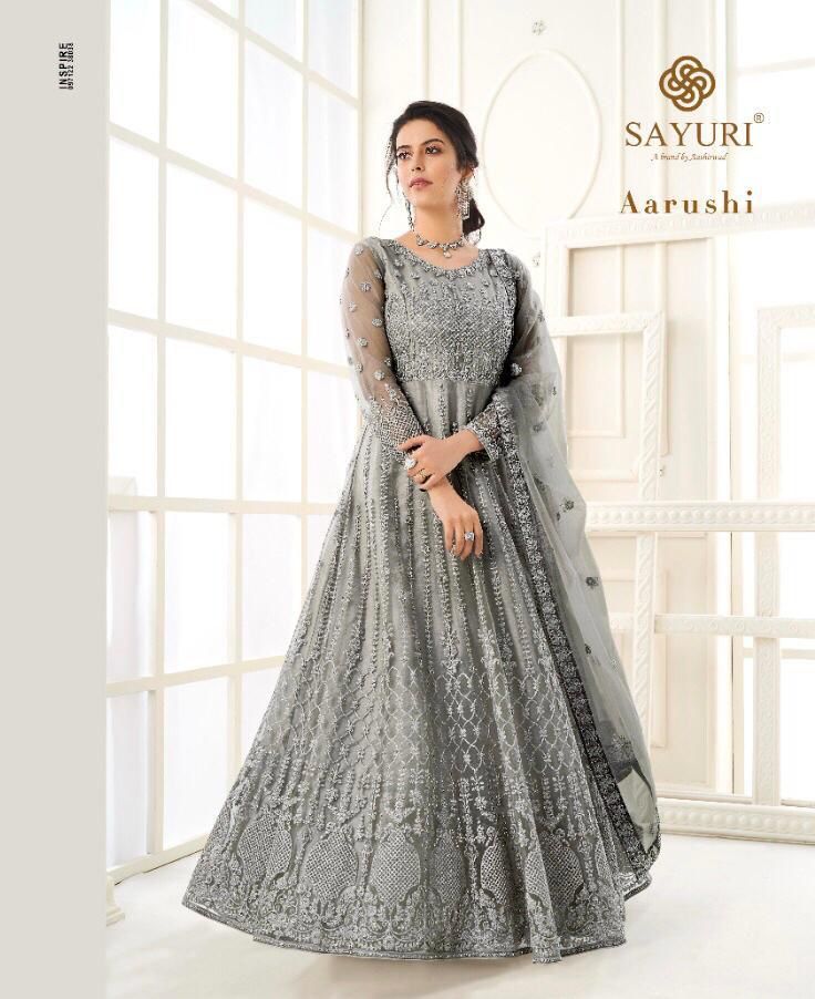 Sayuri Aarushi Designer Buttefly Net Suit