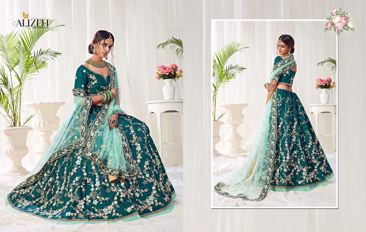 Alizeh Engagement Hit Designer Fancy Lehenga