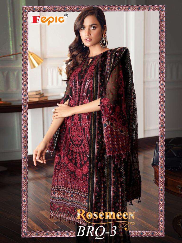 Fepic Brq Vol-3 Series 66014-66017 Georgette Pakistani Suit