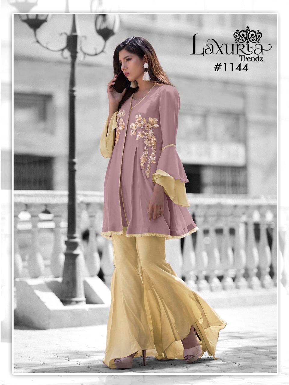 Laxuria Trendz 1144 Designer Faux Georgette Tunic