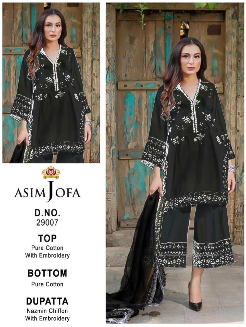 Asim Jofa D-29007 Designer Pure Cotton Suit