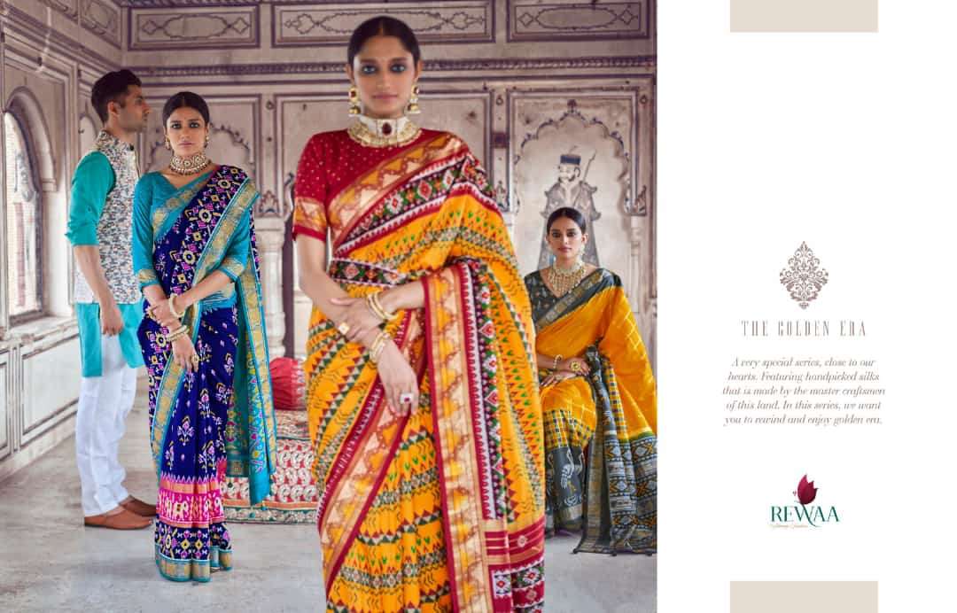 Rewaa Patola 108-116 Series Silk Range Ethnic Wear Saris Collection 2021