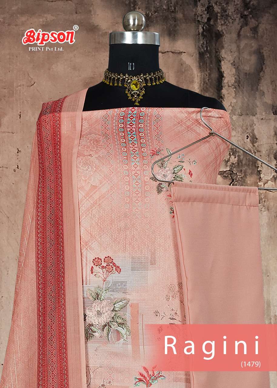 Bipson Ragini 1479 Cotton Satin Digital Printed Dress Materials