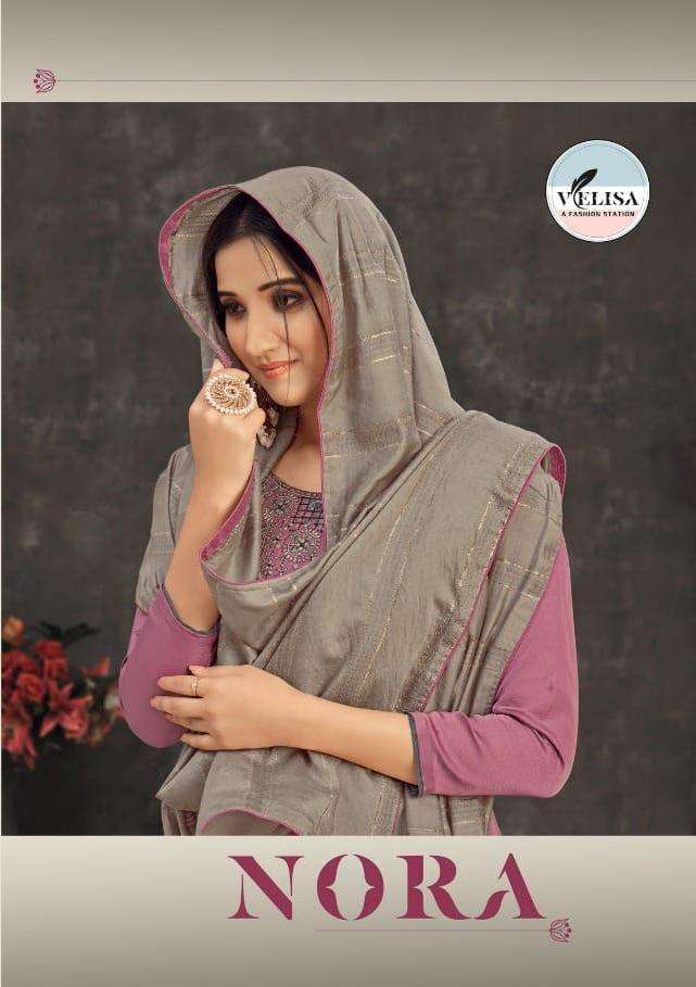 Velisa Nora Series 801-804 Silk Linen Satin Salwar Kameez