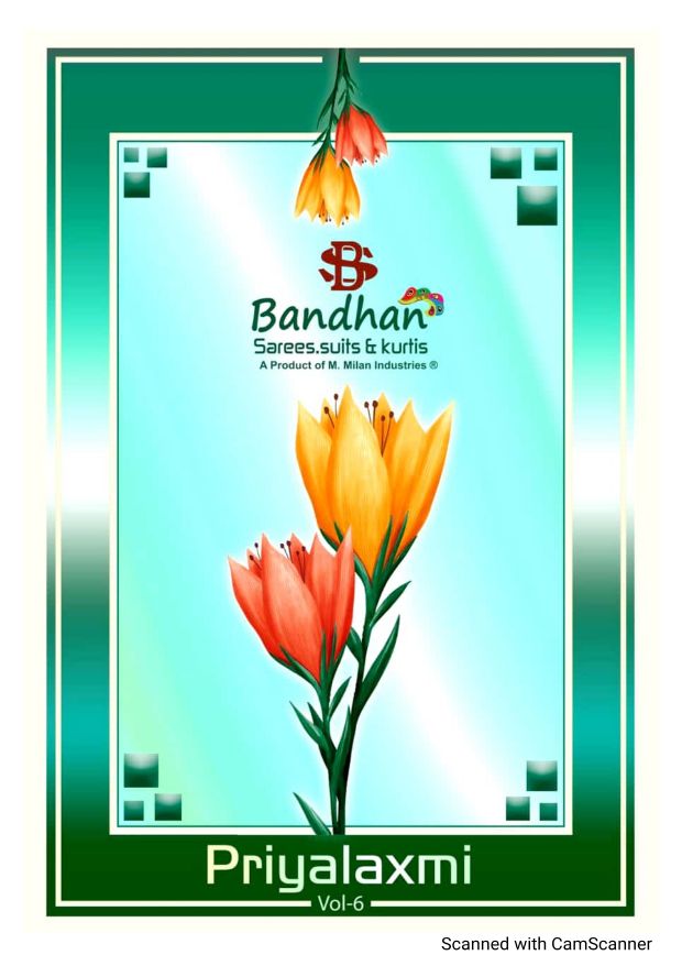 Bandhan Priyalaxmi Vol-6 Series 6001-6015 Pure Cotton Suit