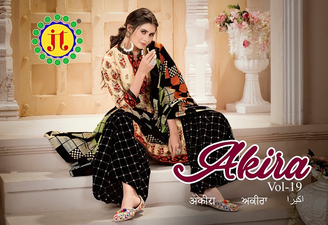 Jt Akira Vol-19 Series 19001-19015 Pure Cotton Salwar Kameez