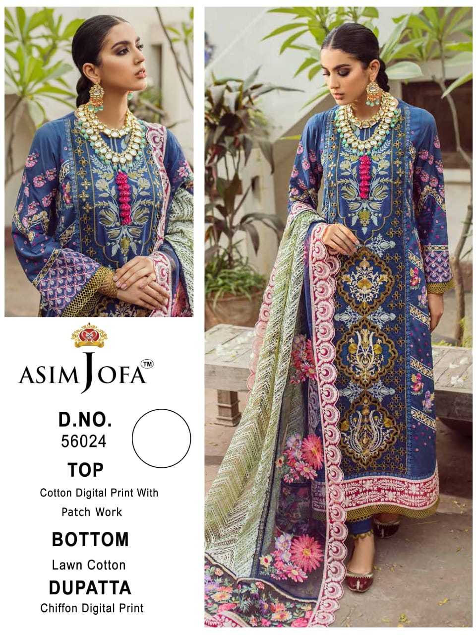 Asim Jofa Jf-56023 Designer Pure Heavy Quality Material Suit