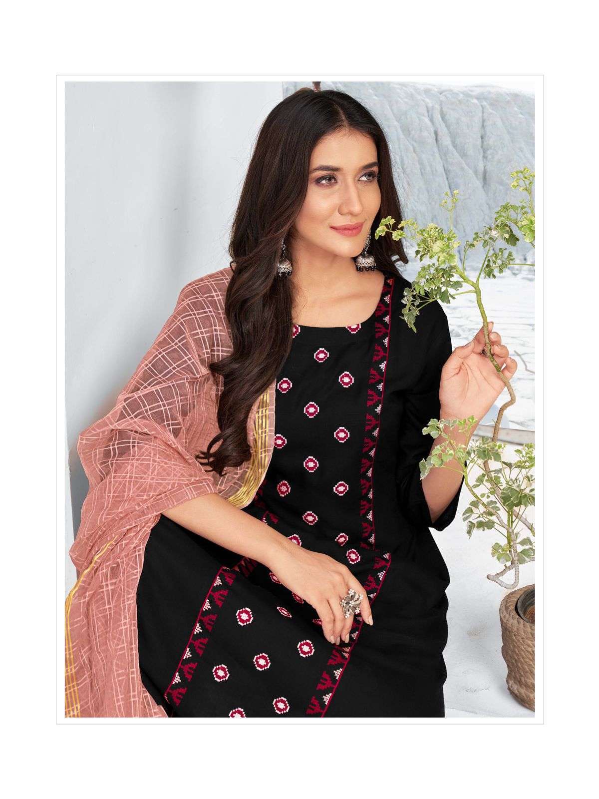 Rijiya Trends Nari Vol-12 Series 1072-1077 Rayon Slub Suit