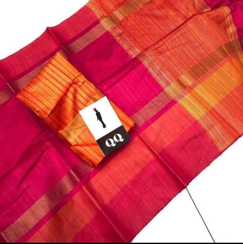 Bt-10 Designer Raw Silk Saree