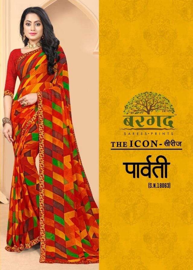 Bargad Present Parvati Fancy Printed Saree Online Seller