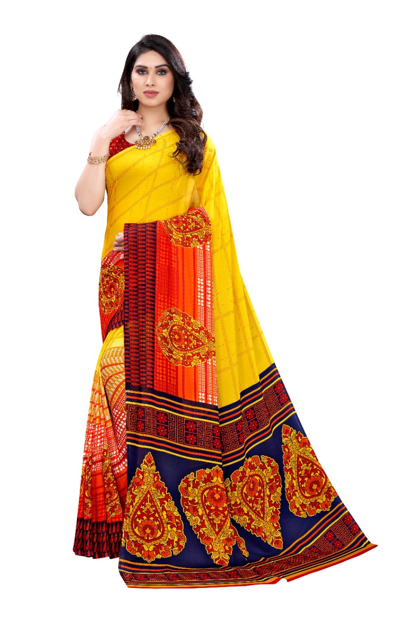 Bt-25 Designer Georgette Saree