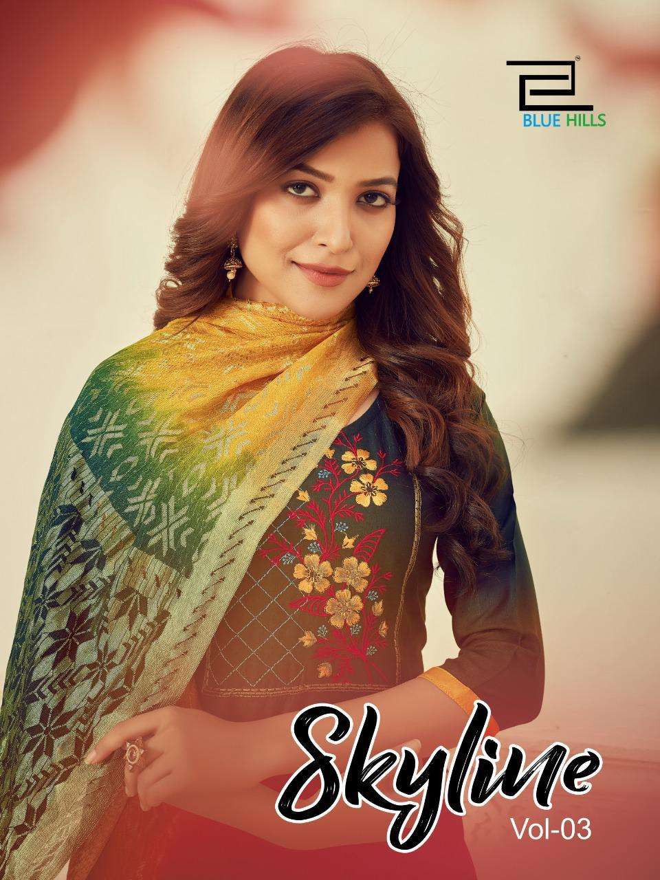 Skyline Vol 3 By Blue Hills Rayon Slub Daily Wear Full Stitch Dresses Supplier