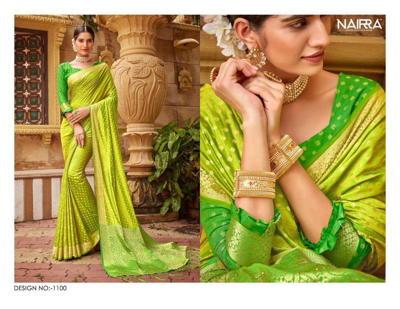Nairra Saanchi Sana Jacquard Designer Fancy Sarees