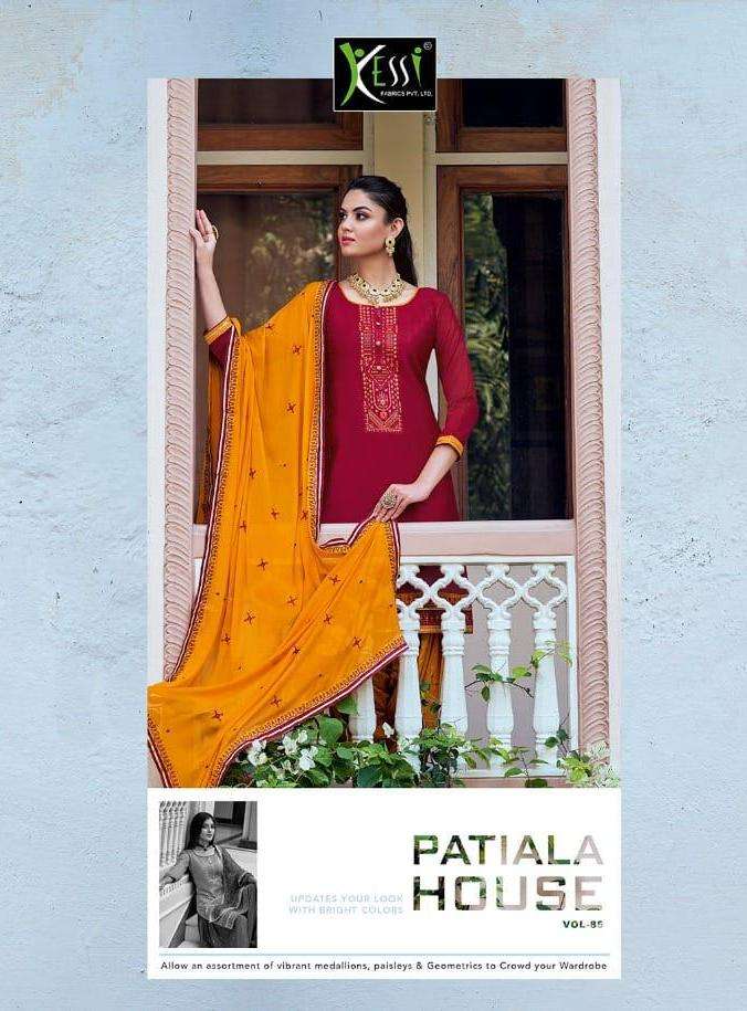 Kessi Patiyala House Vol 85 Jam Silk Punjabi Dresses Online Supplier