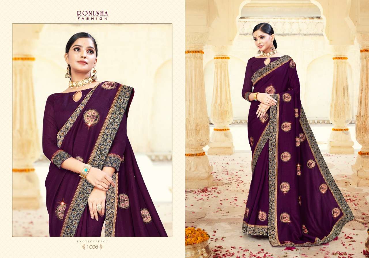 Ambalika By Ranjna Saree Fancy Work Siroski Diamond Traditional Wear Saree Collection